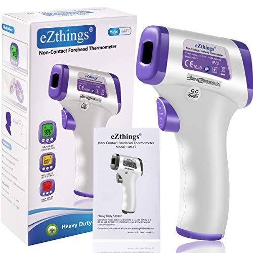 eZthings Heavy Duty Thermometer Infrared Forehead High Caliber - Product Imagery