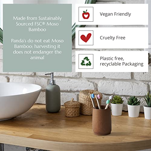 Wild & Stone Organic Baby Bamboo Toothbrushes | 4 Pack | Soft - Product Imagery