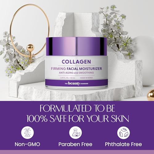 Collagen Daily Face Moisturizer - Hydrating, Anti-Aging, Skin - Product Imagery