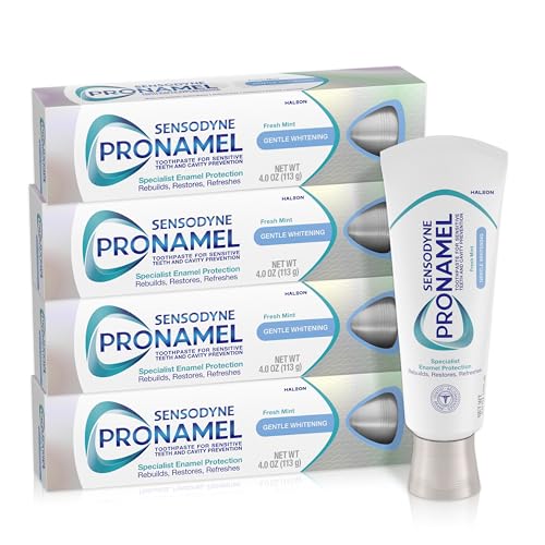 Sensodyne Pronamel Gentle Whitening Fresh Mint Toothpaste, 4 oz - Product Imagery
