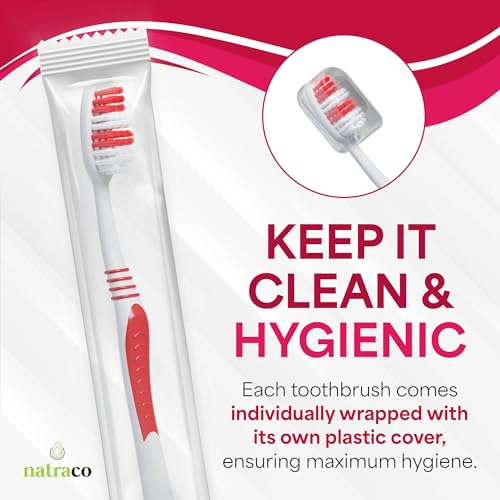 Bulk Toothbrush Pack with Covers | Premium Quality Individually - Product Imagery