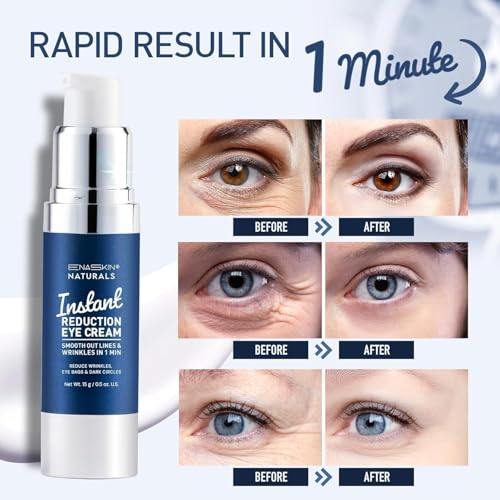 Enaskin Naturals 2-Pack Instant Eye Cream & Face Lift - No White - Product Imagery