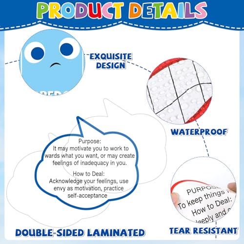 ZOIIWA Mental Health Bulletin Board School Counselor Classroom - Product Imagery