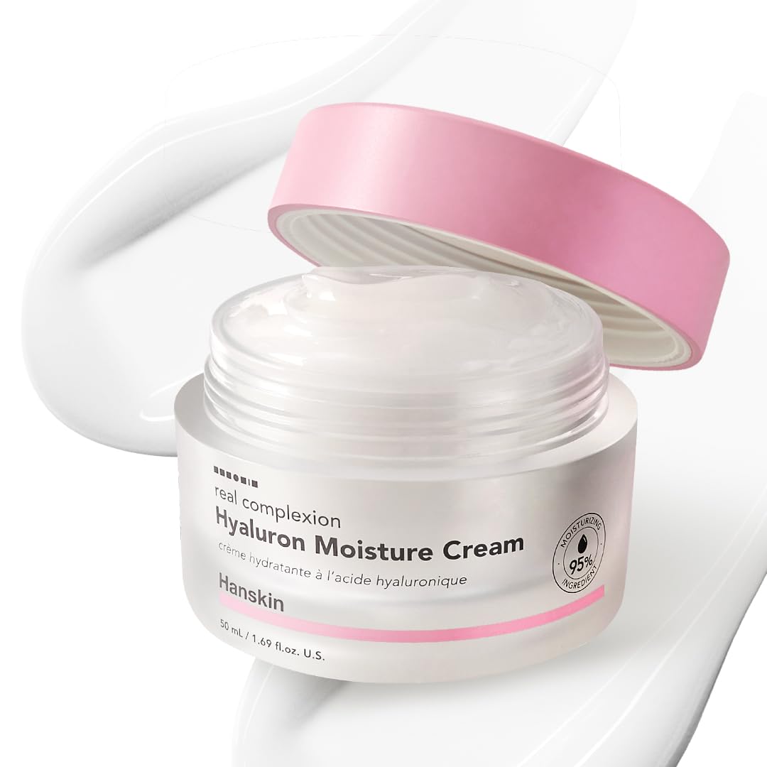 Hanskin Hyaluron Moisture Cream, Face Moisturizer for Dry Skin, 1.69 fl oz – product photo (Face Moisturizers)