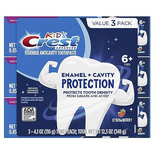 Crest Kids Enamel + Cavity Protection Toothpaste, 4.1oz (Pack of - Product Imagery