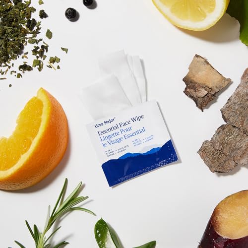 Ursa Major Essential Face Wipes | Natural, Biodegradable, - Product Imagery