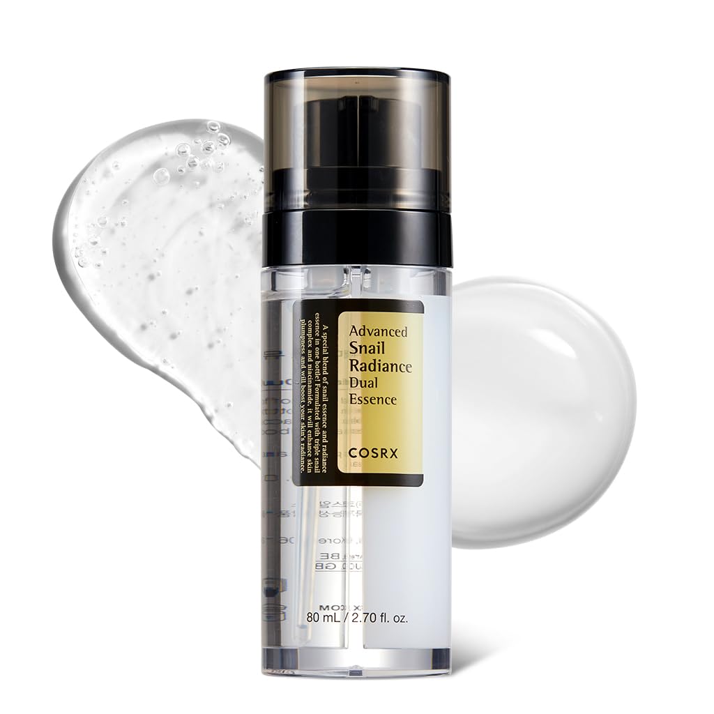 COSRX Snail Mucin 74% + Niacinamide 5% Dual Face Serum, 2.7 oz - Product Imagery