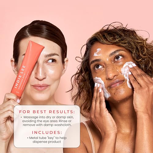 Indie Lee Cleansing Balm Makeup Remover - Oil Based Cleanser - Product Imagery