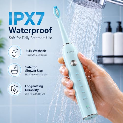Sonic Electric Toothbrush for Adults & Kids - 5 High-Performance - Product Imagery