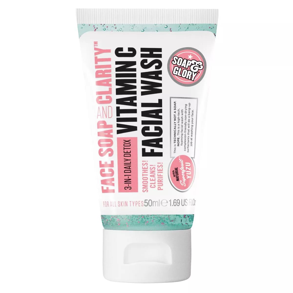 Soap & Glory, Face Soap and Clarity, 3-IN-1 Daily Detox, Vitamin - Product Imagery