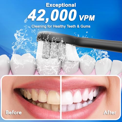 Kuicur Sonic Electric Toothbrush for Adults and Kids, Comes with - Product Imagery
