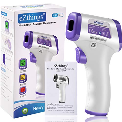 eZthings Heavy Duty Thermometer Infrared Forehead High Caliber - Product Imagery