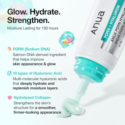 Anua PDRN Hyaluronic Acid 100 Moisturizing Cream, 2.02 fl oz | - Product Imagery
