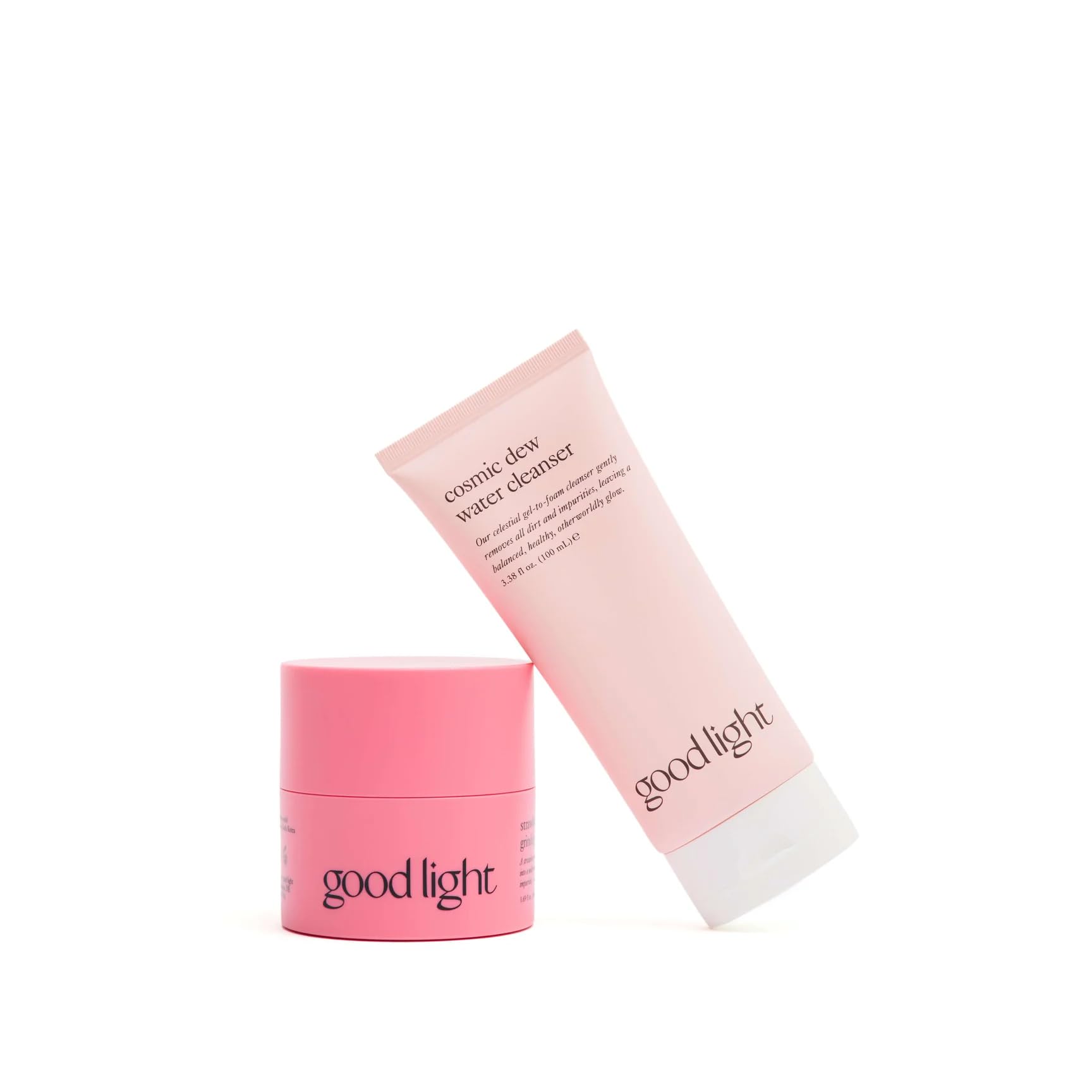 good light Double Cleanse Set. Oil-Based Cleansing Balm & - Product Imagery