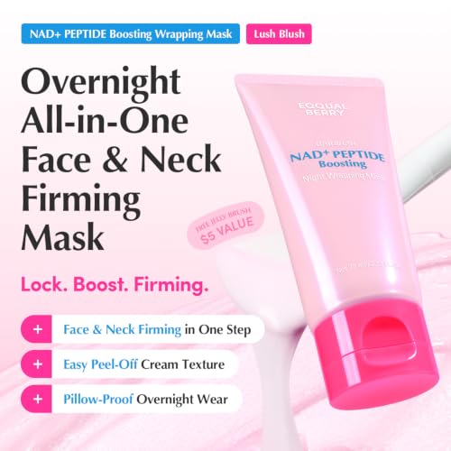 EQQUALBERRY NAD+ Peptide Boosting Night Wrapping Mask | Easy - Product Imagery