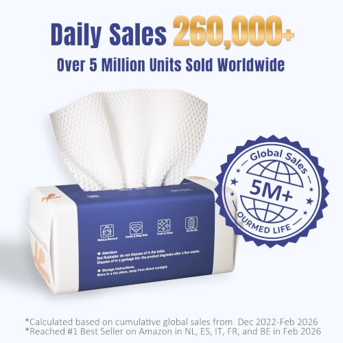 Ourmed Life Clean Face Towels Disposable, Ultra Soft & - Product Imagery