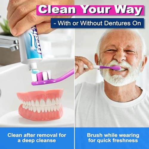 Fresh 'n Brite Denture Cleaner Paste, ADA Accepted Dual Action - Product Imagery