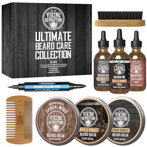 Viking Revolution Ultimate Beard Care Collection - 9 Products Included
