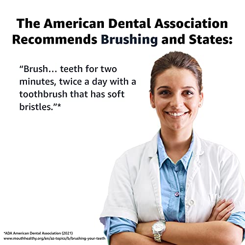 Amazon Basics MultiPro Toothbrushes with Angled Bristles, Soft, - Product Imagery
