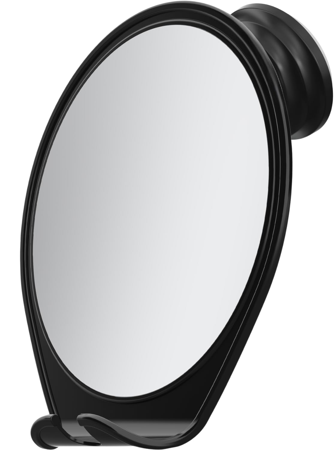 HONEYBULL Fogless Shower Mirror for Shaving with Suction Mount, Black – product photo (Shower Mirrors)