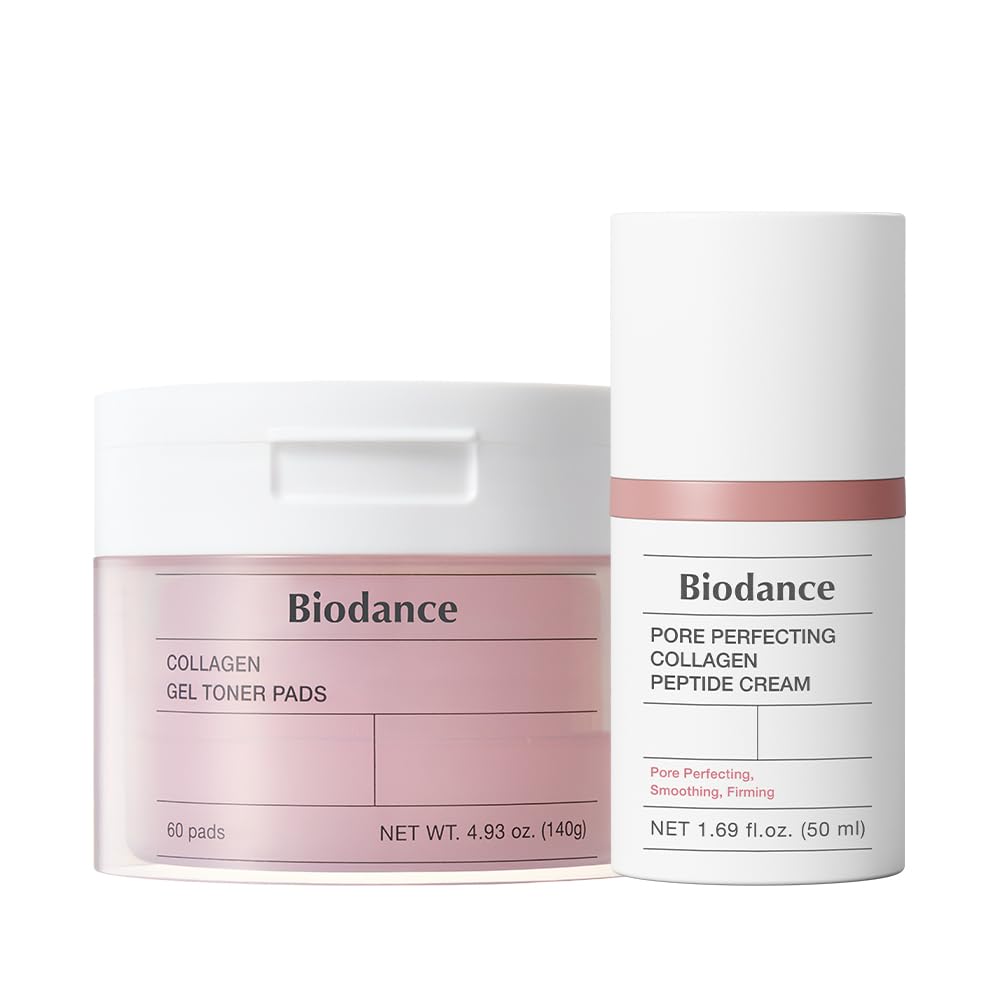 BIODANCE Collagen Hydra-Firm Routine Duo: Collagen Toner Pads & - Product Imagery