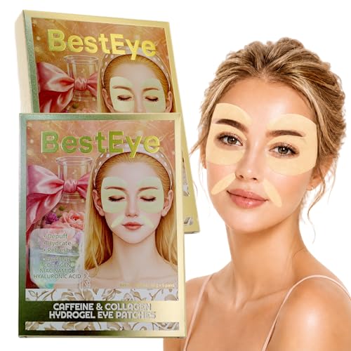 Besteye Collagen Under Eye Patches for Puffy Eyes and Dark Circles,Eye Mask – Mineral Oil Free, Paraben Free, Phthalate 