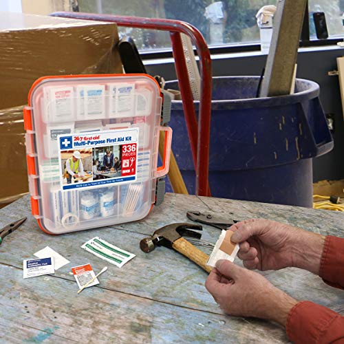 24/7 First Aid OSHA Compliant First aid Kit, All-Purpose - Product Imagery