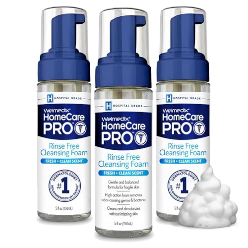 Welmedix No Rinse Cleansing Foam - Rinse Free & Waterless Body Wash – Fresh