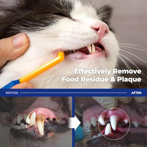 PETHROOM Pet Toothbrush for Cats & Dogs, 4mm Precision Head - Product Imagery