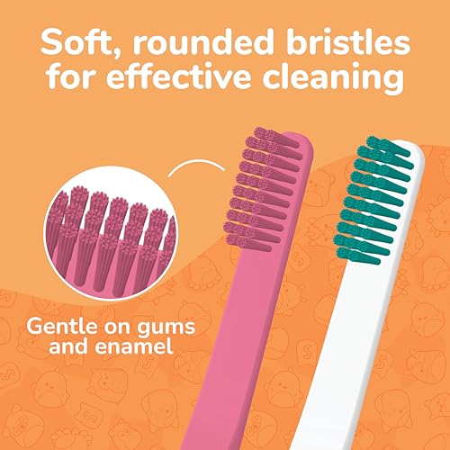 Brush Buddies Squishmallows Assorted Manual Toothbrushes, Soft - Product Imagery