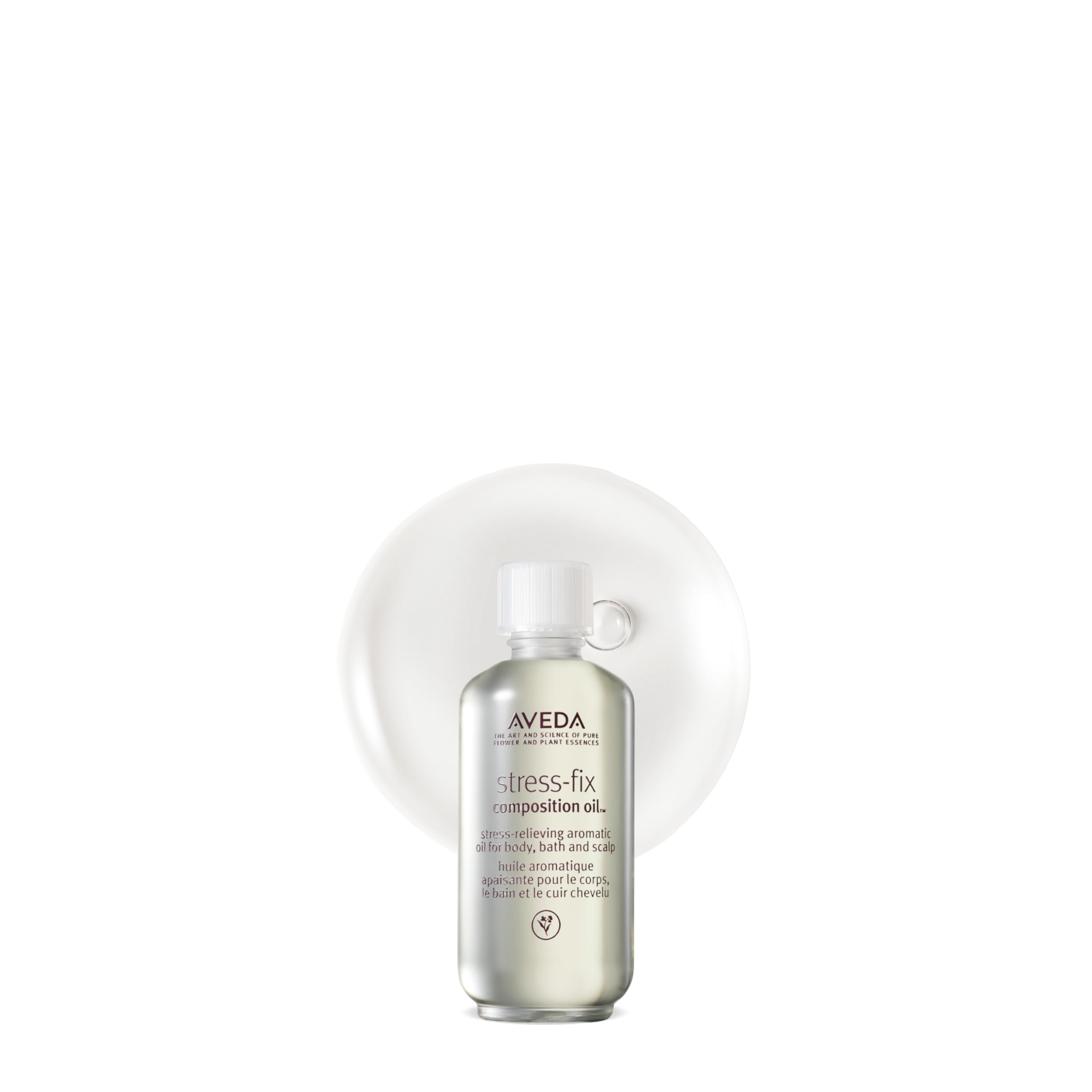 Aveda Stress-Fix Composition Oil | Bath, Body & Scalp Oil | Shown to Reduce Feelings of Stress | with Aroma of Lavender, Lavandin, Clary Sage, 1.7 Fl Oz