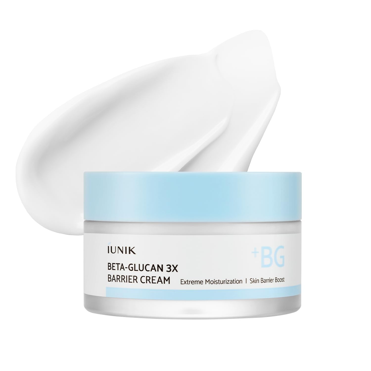 IUNIK Beta-Glucan 3X Barrier Cream - Deep Hydration & Repair - Product Imagery