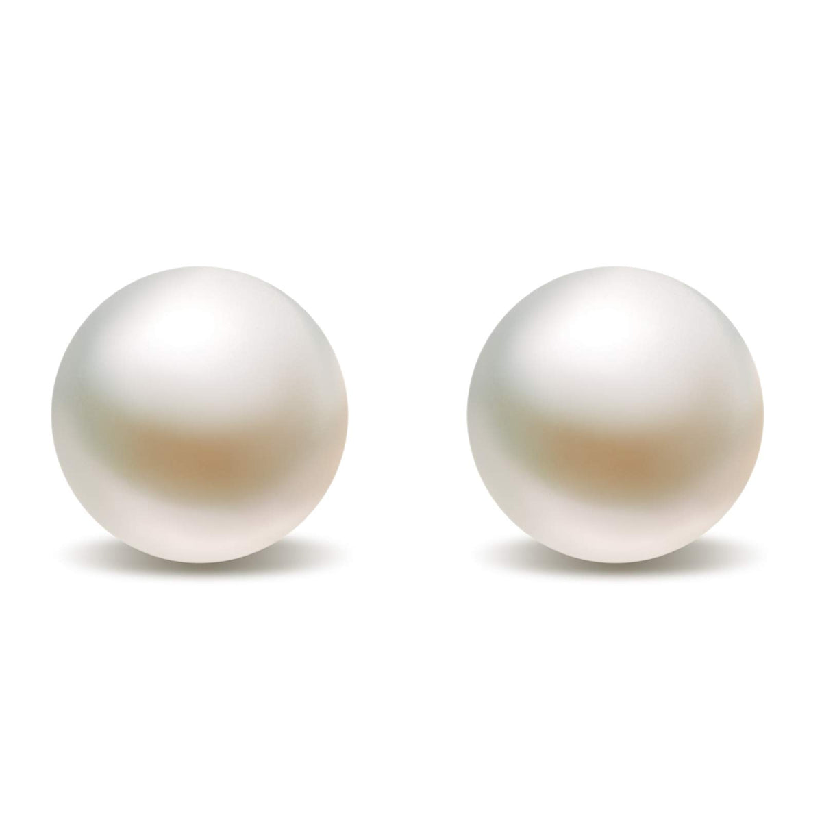 NORBU S925, AAAA+ Round Freshwater Stud Pearl Earrings for Women, Timeless Elegant Gifts for Mom Wife, Mothers Day/Weddi