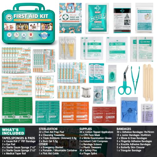 General Medi 150 Pieces Hardcase First Aid Kit - First Aid Box - Product Imagery