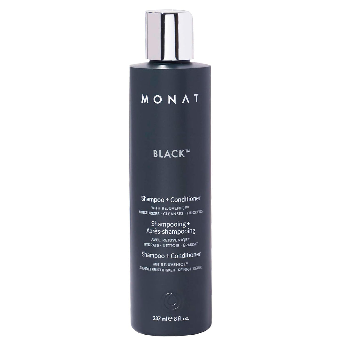 MONAT Black Shampoo + Conditioner – A 2-in-1 Formula for Optimal Hair Care in One Step – Cleanses, Conditions, and Promo