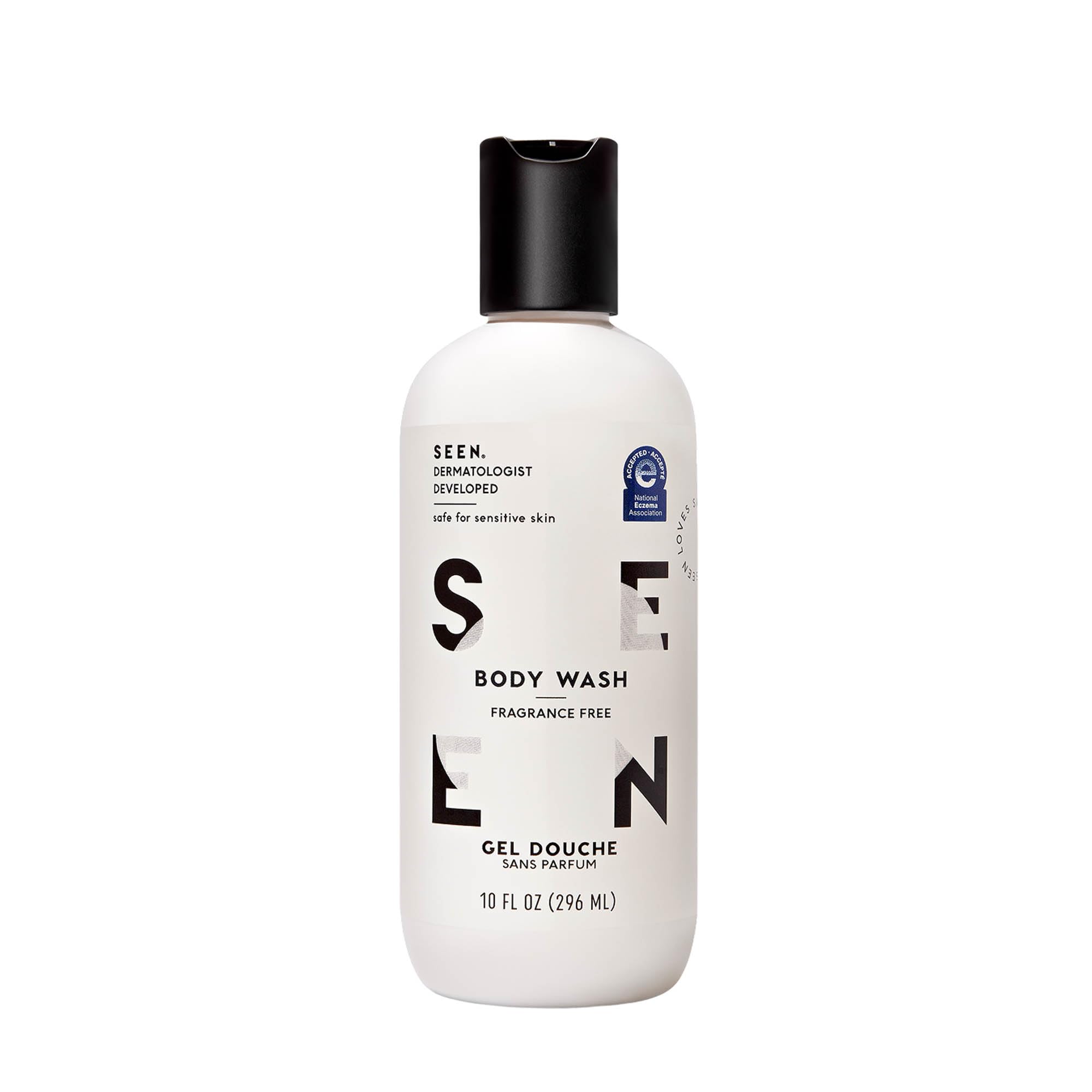 SEEN Body Wash, Fragrance Free - Non-Comedogenic & - Product Imagery