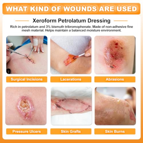 Carbou Medical Xeroform Petrolatum Dressing 5"x9", 25 Pack, - Product Imagery