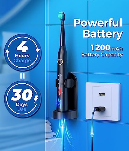 Sonic Electric Toothbrush for Adults, Power Electric Toothbrush - Product Imagery