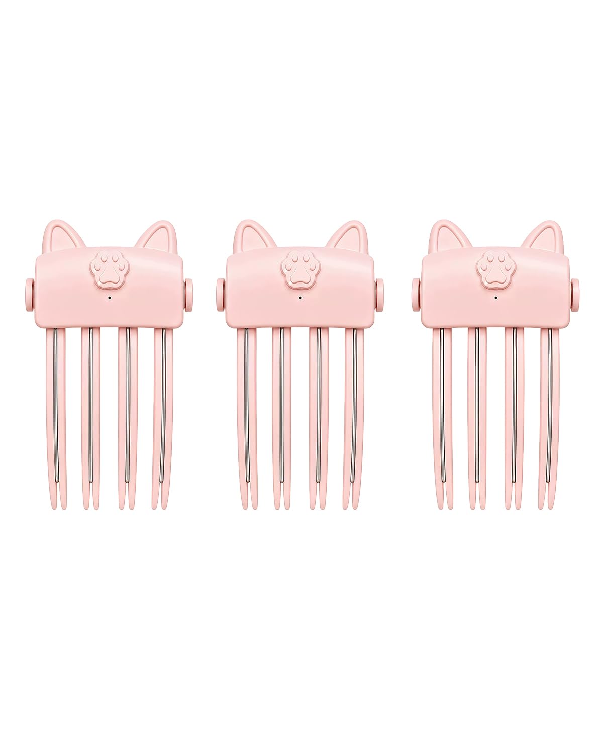 ROVIA Wireless Heated Volumizing Root Lift Clip，3 pcs Pink