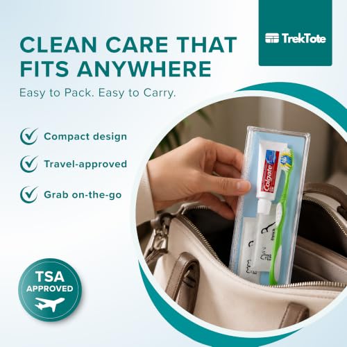 Oral Care Kit with Toothbrush Toothpaste & Floss Picks, Travel - Product Imagery