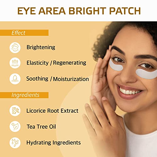 Under Eye Patches for Dark Circles with Overnight Brightening - Product Imagery