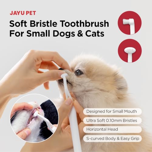 JAYU PET Dental Care Brush with Soft Bristles 1ea - Product Imagery