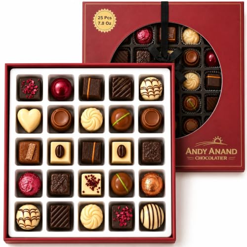 ANDY ANAND CHOCOLATIER 25 Piece Premium Bon Bon Chocolate - ANDY ANAND CHOCOLATIER Official Imagery - 1