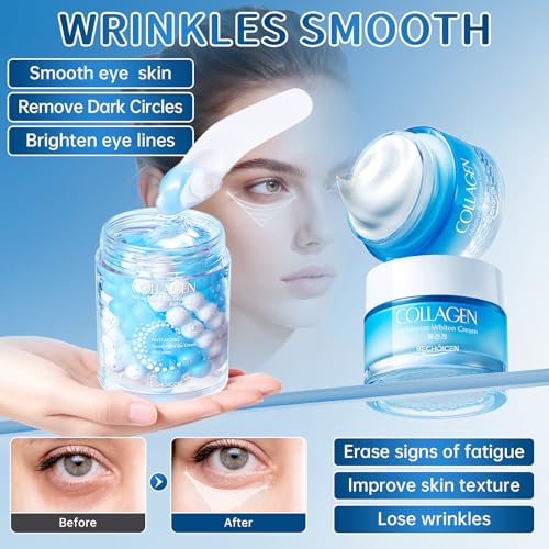 Collagen Skincare Set for Women – 7Pcs Face Care Kit with - Product Imagery