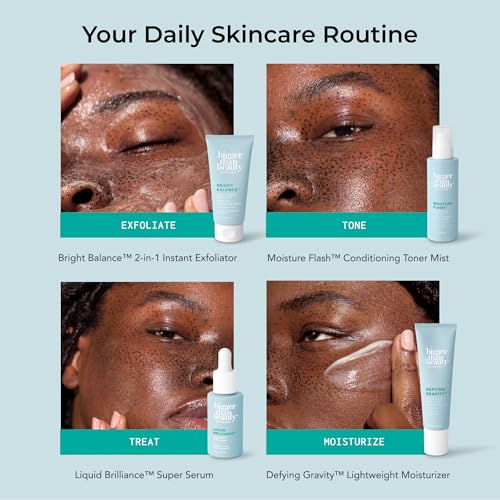 Bigger Than Beauty Bright Balance 2-in-1 Exfoliator, Vegan - Product Imagery