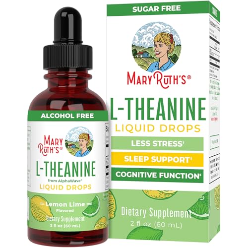 MaryRuth's L-Theanine Liquid Drops, Lemon Lime, 2 oz - Product Imagery