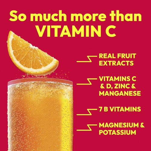 Emergen-C Vitamin C 1000mg Immune Support Powder, Orange, 60 - Product Imagery