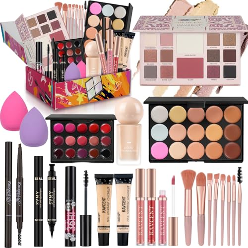 KAVCENT Makeup Kit for Teens Women Girls full Kit Makeup Set for Teens Makeup Kits for Teenagers Makeup Gift Set for Tee
