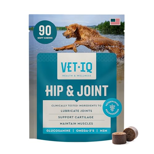 VetIQ Max Strength Hip & Joint Chews for Dogs, 90ct - Product Imagery