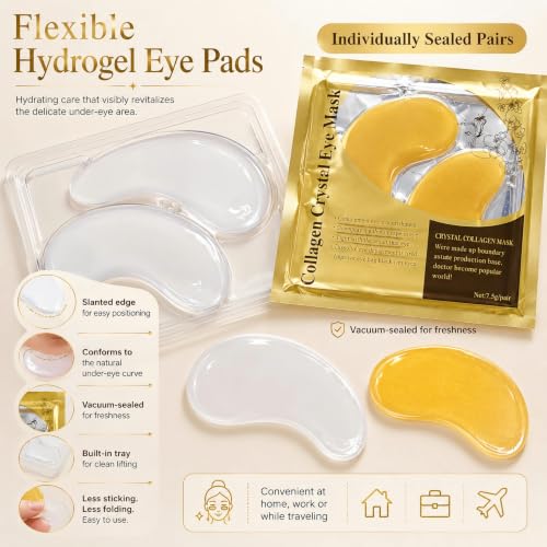 Under Eye Patches for Puffy Eyes and Dark Circles, AM PM, 28pcs - Product Imagery